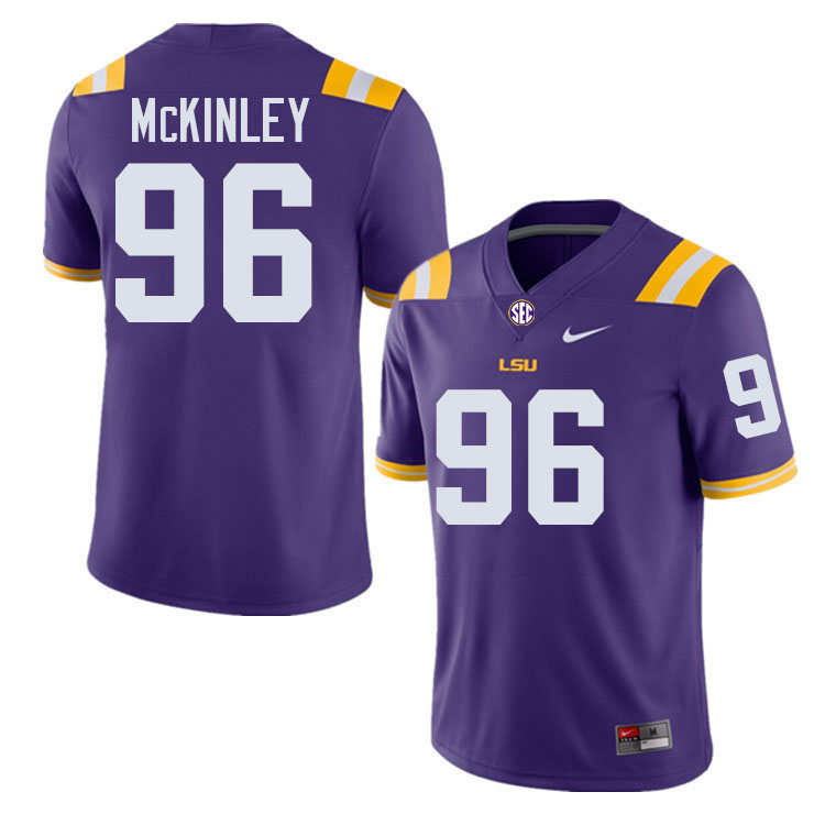 Dominick McKinley LSU Tigers Jersey,Louisiana State University Tigers Football Jersey-Purple